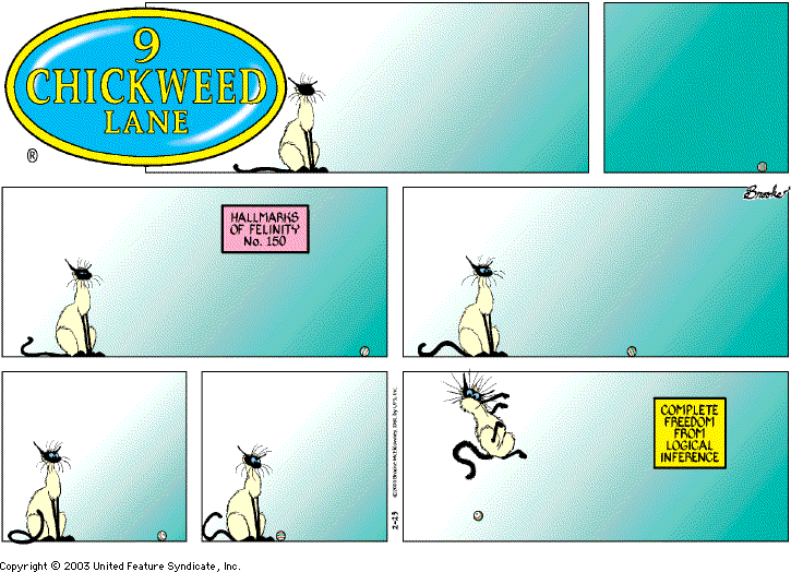 9 Chickweed Lane
Cartoon